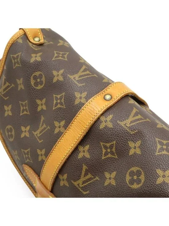 Louis Vuitton Monogram Saumur 30 Shoulder Bag Messenger Crossbody - Picture 8 of 9